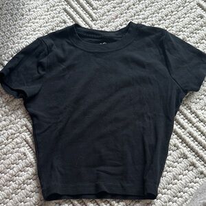 Hollister Classic Black Short Sleeve Tee